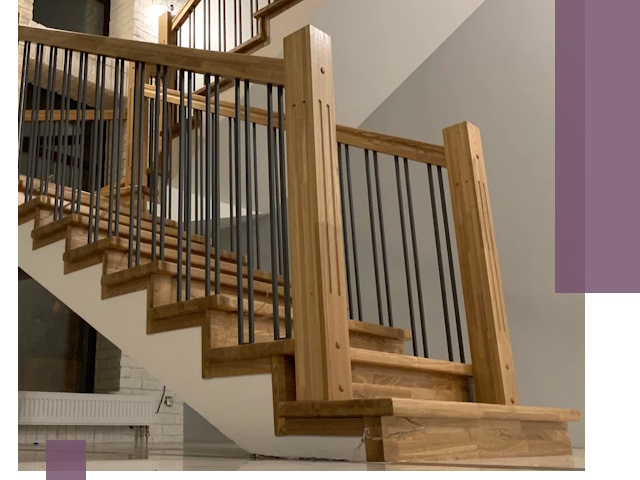 Реставрация деревянных и металлических лестниц в Вязьме