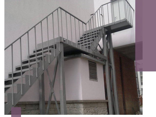 Монтаж пожарных лестниц под ключ в Вязьме с гарантией качества