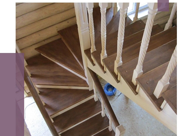 Реставрация деревянных лестниц в Вязьме от 4318 руб.