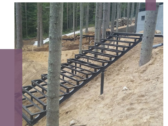 Монтаж металлических лестниц в Вязьме от 13624 руб. 