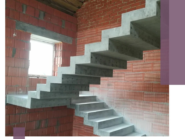 Бетонные лестницы под ключ в Вязьме: монтаж, демонтаж, ремонт