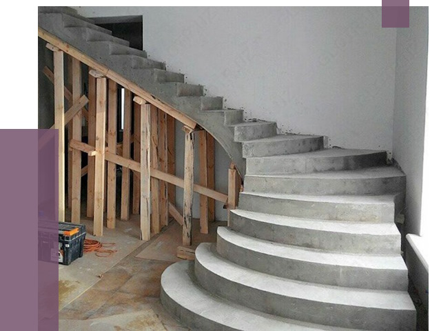 Изготовление бетонных лестниц под ключ в Вязьме от 20050 руб. | ПРОЛЁТ-Взь