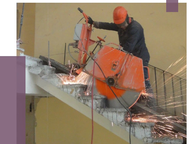 Демонтаж бетонных лестниц в Вязьме от 4627 руб. за м2 | ПРОЛЁТ-Взь