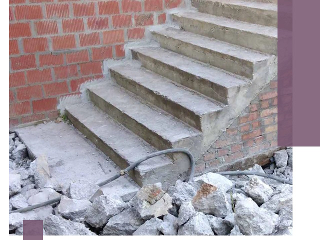 Демонтаж бетонных лестниц в Вязьме: быстро и безопасно