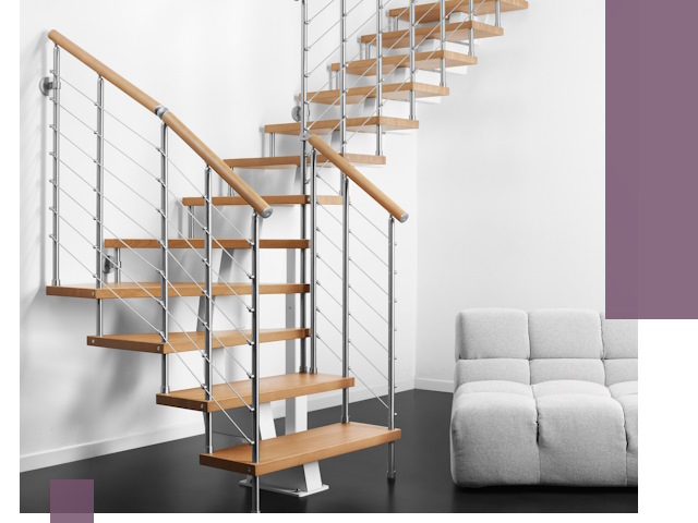 Модульные лестницы под ключ в Вязьме — монтаж и изготовление