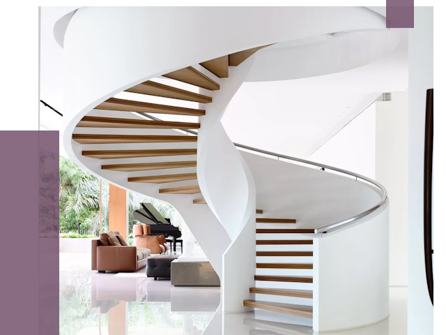 Винтовые лестницы в Вязьме под ключ от 48840 руб. | ПРОЛЁТ-Взь