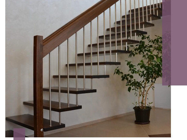 Лестницы на больцах под ключ в Вязьме – изготовление и монтаж