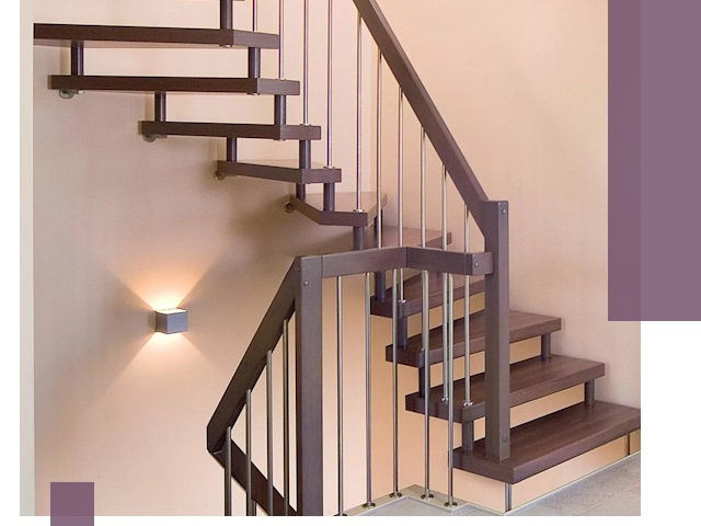 Изготовление лестниц на больцах в Вязьме под ключ