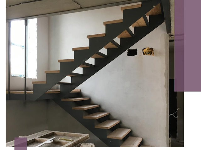 Изготовление лестниц на металлокаркасе в Вязьме от производителя