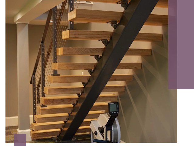 Лестницы на монокосоурах под ключ в Вязьме - изготовление и монтаж