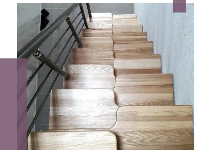 Лестницы гусиный шаг в Вязьме от 13110 руб. под ключ | ПРОЛЁТ-Взь