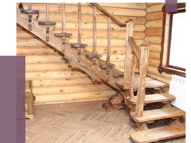 Лестницы в баню в Вязьме от 19227 руб. — изготовление | ПРОЛЁТ-Взь