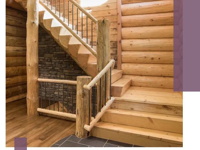 Лестницы в баню под заказ и профессиональный монтаж в Вязьме