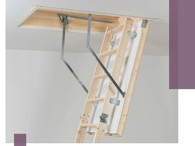 Установка чердачной лестницы под ключ в Вязьме