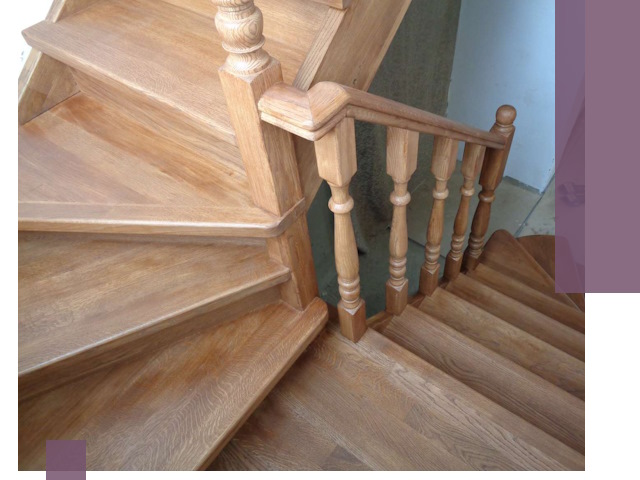 Дубовые лестницы под ключ в Вязьме: изготовление и монтаж