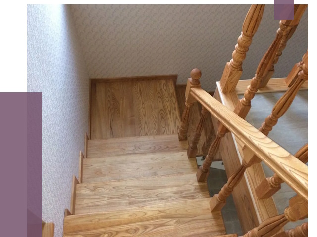 Сосновые лестницы в Вязьме под ключ от 8123 руб.  | ПРОЛЁТ-Взь