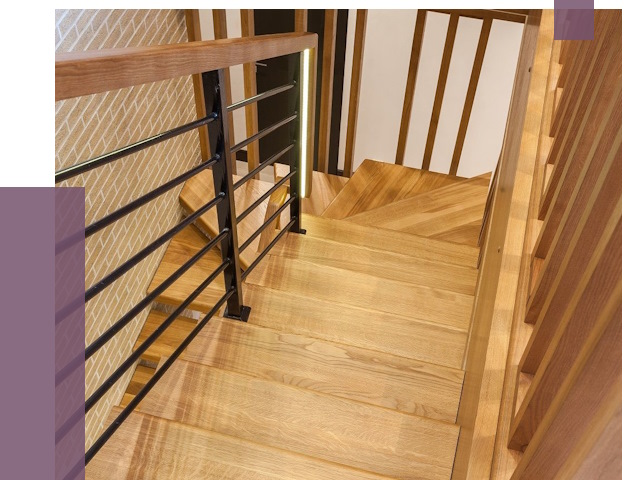 Лестницы из ясеня в Вязьме под ключ от 10076 руб. 