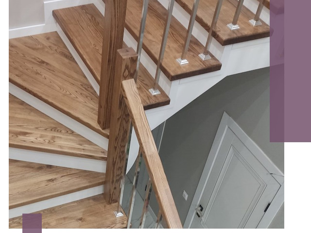 Обшивка металлических лестниц под ключ в Вязьме