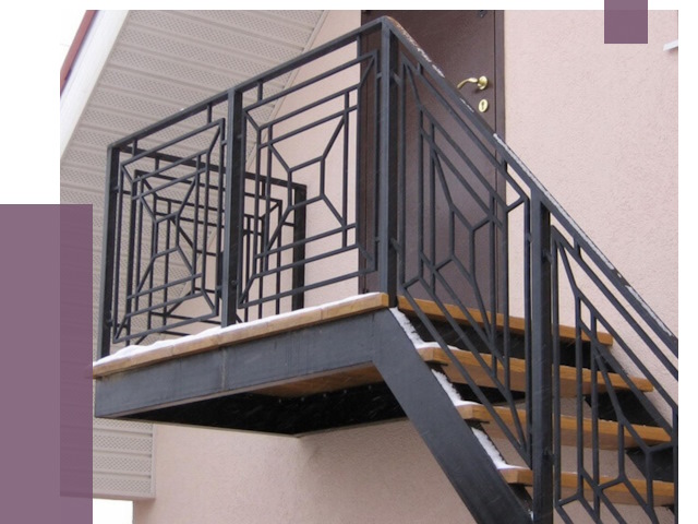 Металлические перила в Вязьме от 4318 руб.  | ПРОЛЁТ-Взь