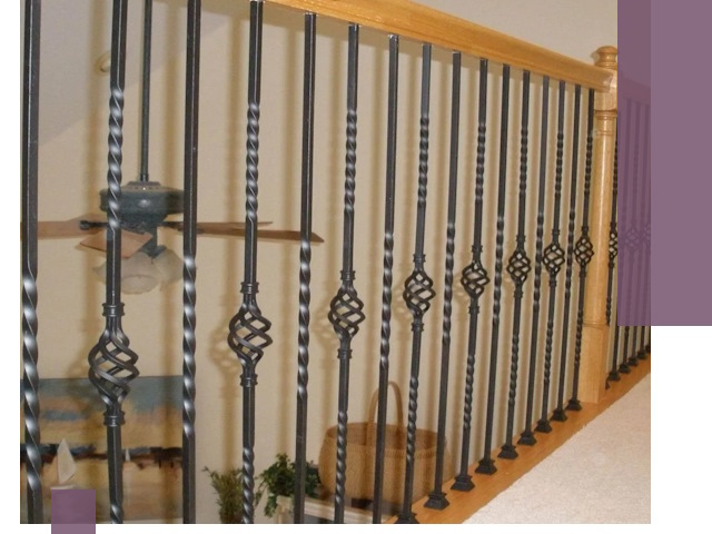 Изготовление и монтаж кованных перил в Вязьме под ключ