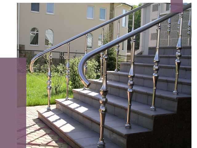 Перила для крыльца в Вязьме от 10796 руб. — монтаж ПРОЛЁТ-Взь