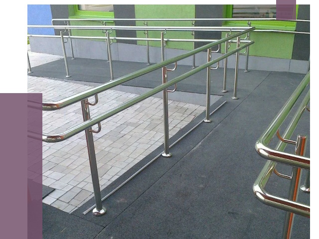 Ограждения пандусов в Вязьме от 4370 руб. монтаж | ПРОЛЁТ-Взь