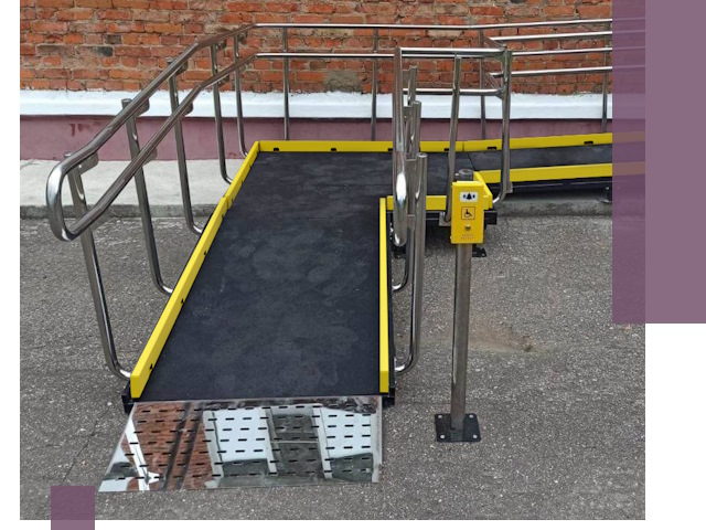 Изготовление наклонных пандусов для инвалидов в Вязьме