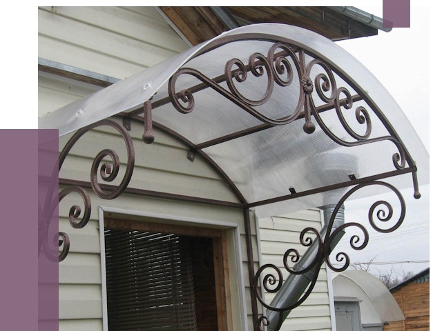 Изготовление козырьков в Вязьме от 7403 руб. — заказать | ПРОЛЁТ-Взь