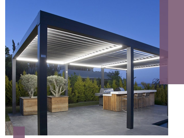 Навесы отдельно стоящие под ключ в Вязьме из металла и поликарбоната