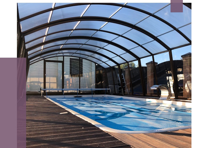 Навесы для бассейна в Вязьме от 16862 руб. под ключ | ПРОЛЁТ-Взь