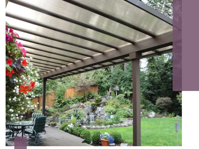 Навесы из поликарбоната под ключ в Вязьме быстро и надёжно