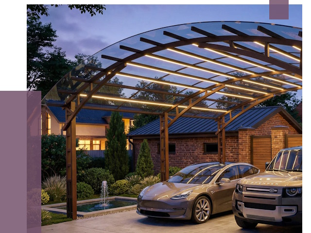 Металлические навесы в Вязьме от 12750 руб. под ключ — ПРОЛЁТ-Взь