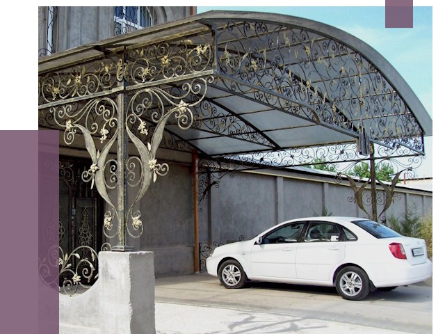 Кованые навесы в Вязьме от 14652 руб. | ПРОЛЁТ-Взь