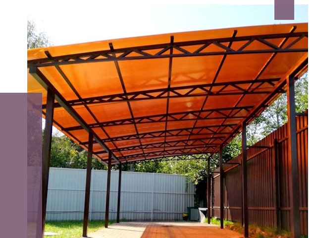 Односкатные навесы под ключ в Вязьме от 13212 руб. 