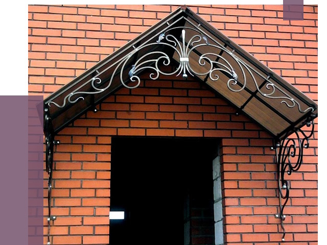 Металлические козырьки в Вязьме от 10745 руб. 