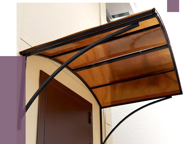 Недорогие козырьки в Вязьме от 7629 руб.  | ПРОЛЁТ-Взь