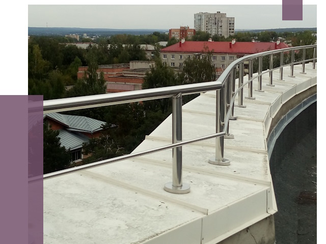 Парапеты и ограждения кровли в Вязьме от 4987 руб.