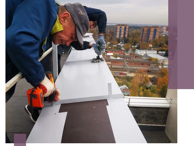 Монтаж парапетов в Вязьме — установка прочных металлических ограждений