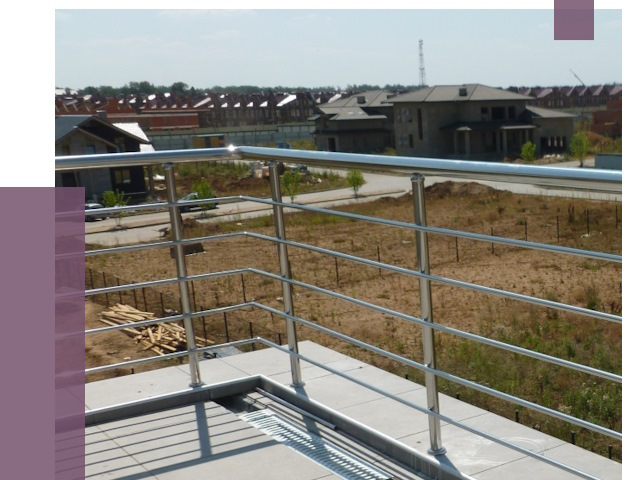 Парапеты из нержавеющей стали в Вязьме от 8020 руб. за м² | ПРОЛЁТ-Взь