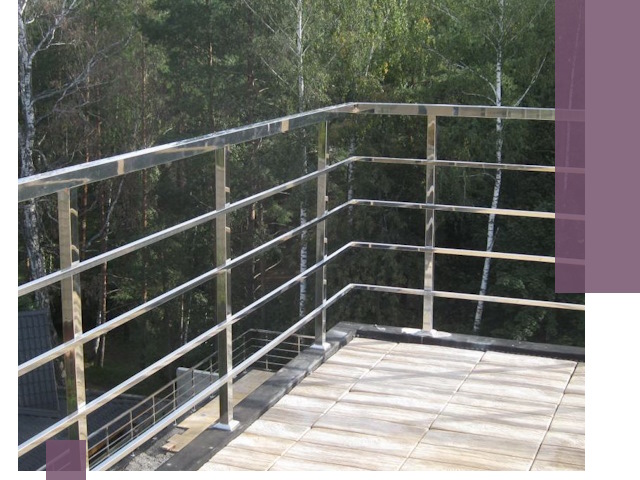 Парапеты из нержавеющей стали в Вязьме — изготовление и монтаж