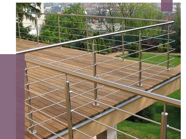 Алюминиевые парапеты в Вязьме под ключ от 7814 руб. 