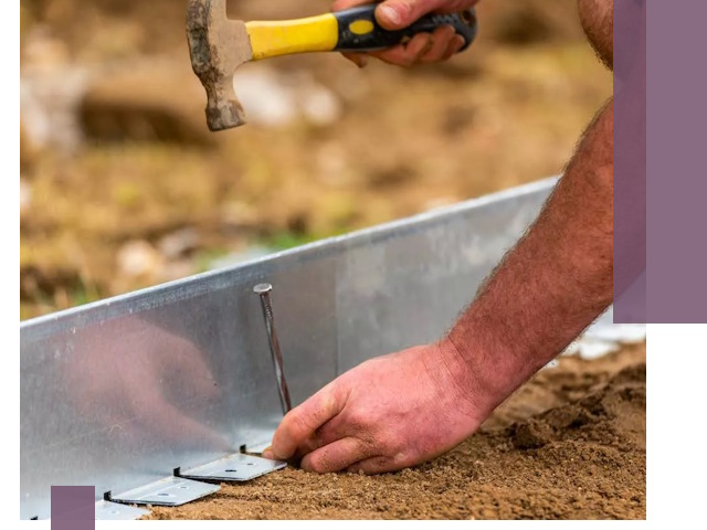 Монтаж металлических бордюров в Вязьме быстро и качественно