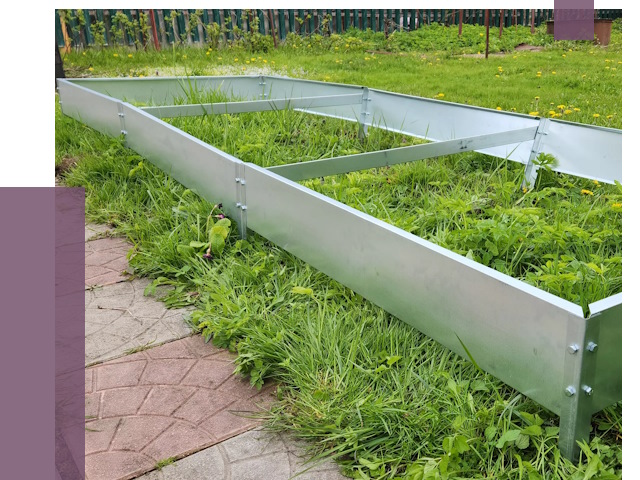 Металлические бордюры для грядок в Вязьме от 1799 руб. 