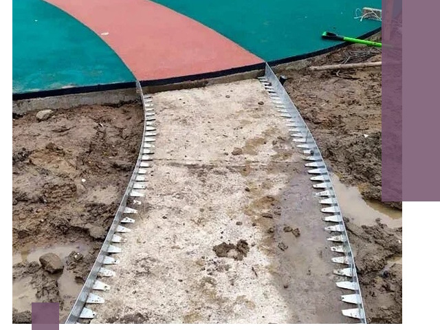 Металлические бордюры для дорожек в Вязьме — монтаж и изготовление