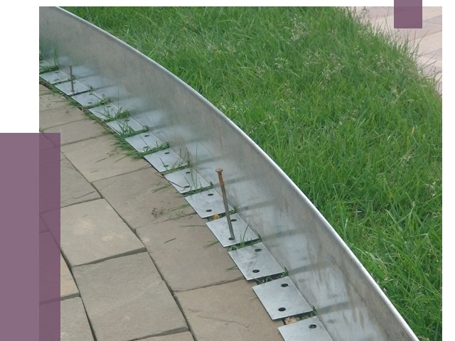 Металлические бордюры для тротуаров в Вязьме от 8740 руб.