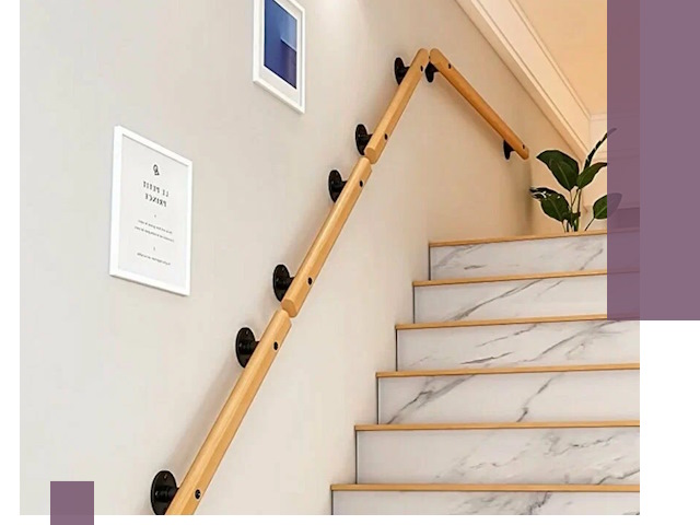 Поручни металлические и деревянные под ключ в Вязьме