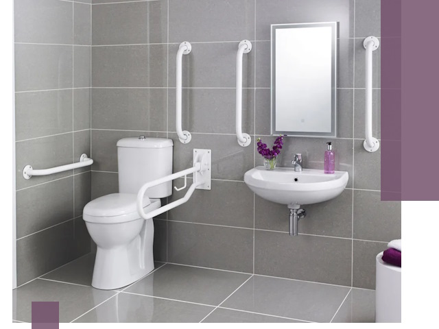 Поручни для санузлов в Вязьме: установка, ремонт и монтаж