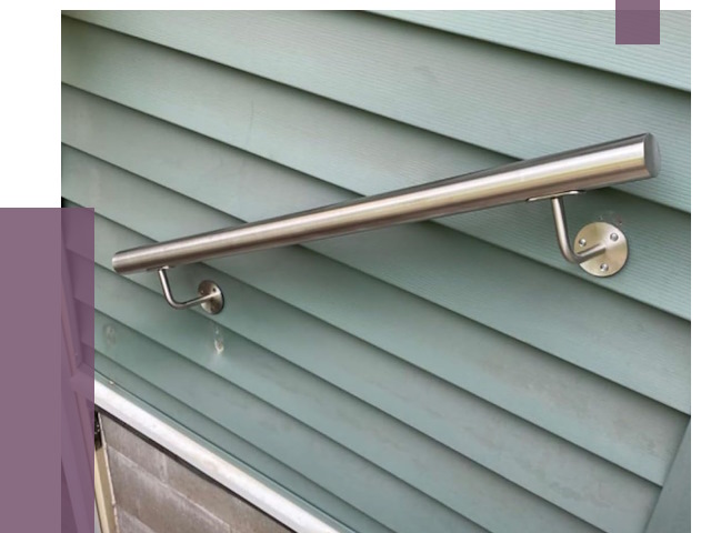 Поручни из нержавеющей стали в Вязьме от 7712 руб.  | ПРОЛЁТ-Взь